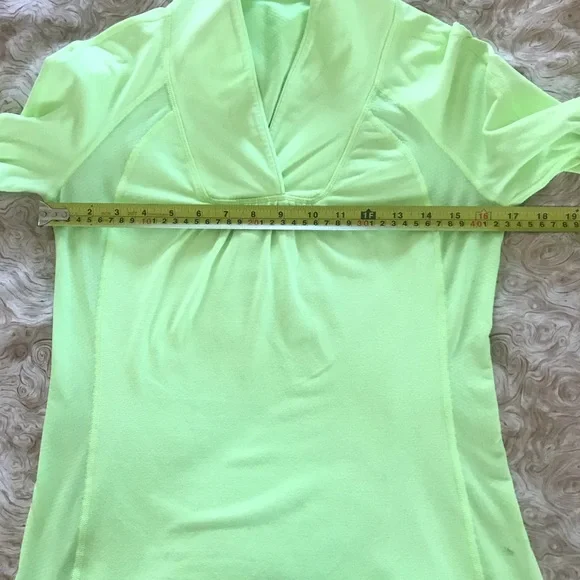 Lululemon athletica neon sweater top - Picture 6 of 8